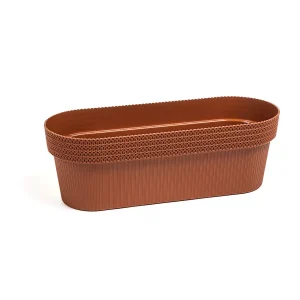 Balkonláda, Jersey, 50 cm, terrakotta