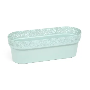 Balkonláda, Rosa, 50 cm, türkiz