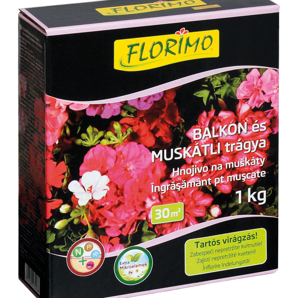 Műtrágya, Florimo, Balkon és muskátli, 2 kg